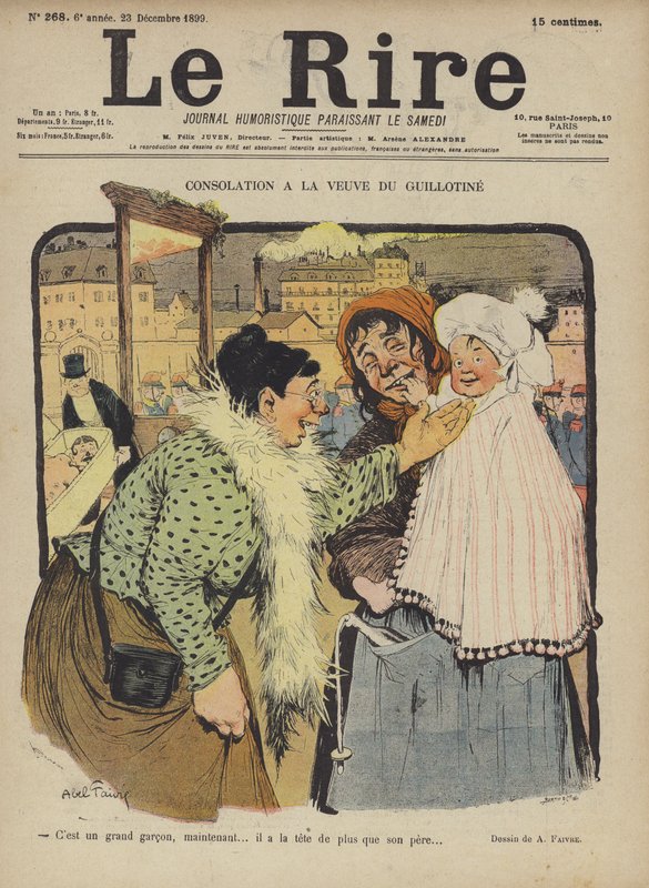 Ilustração para o riso de Jules Abel Faivre