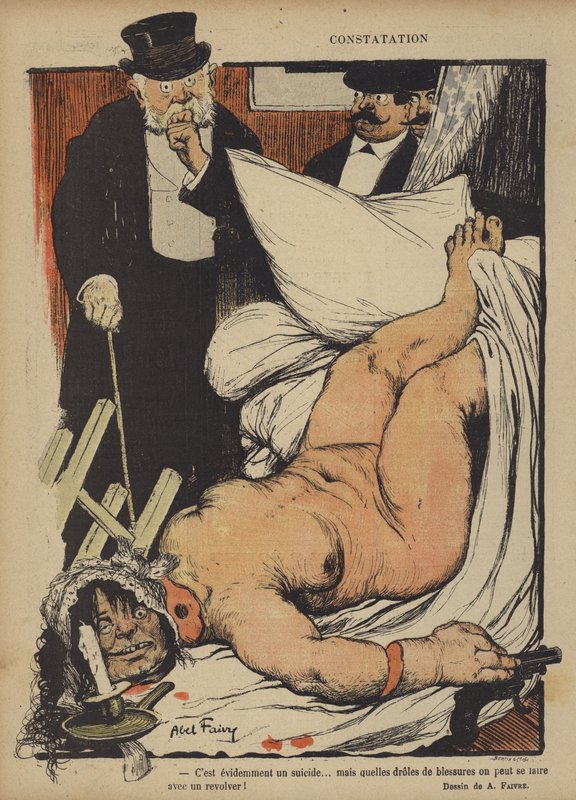 Ilustração para o riso de Jules Abel Faivre