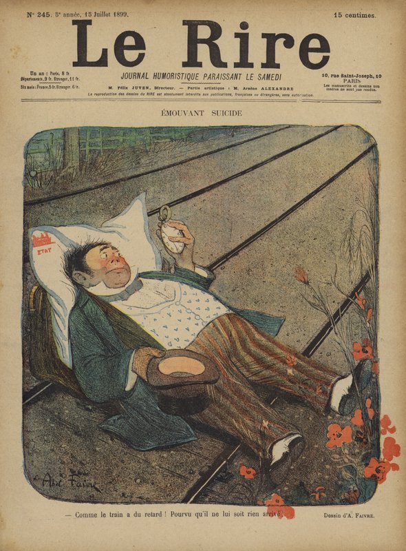 Ilustração para o riso de Jules Abel Faivre
