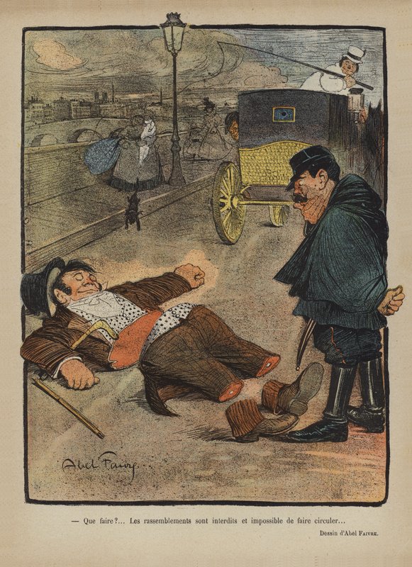 Ilustração para o riso de Jules Abel Faivre
