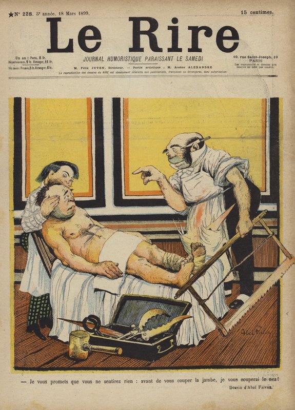 Ilustração para o riso de Jules Abel Faivre
