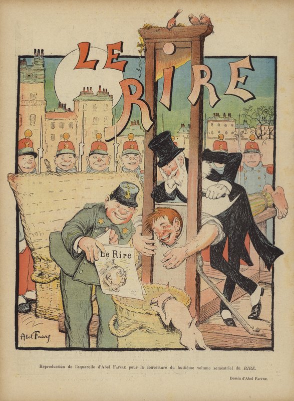 Ilustração para o riso de Jules Abel Faivre