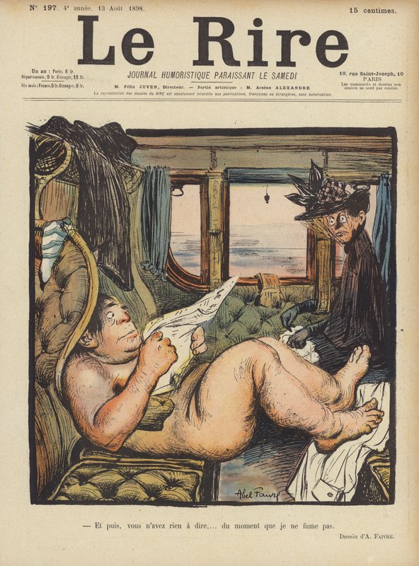Ilustração para o riso de Jules Abel Faivre