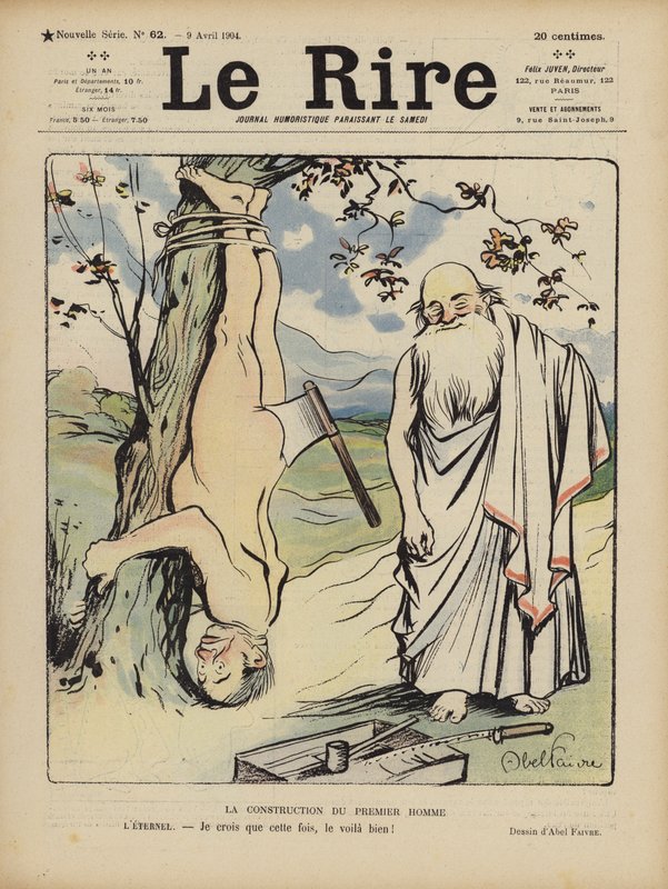 Ilustração para o riso de Jules Abel Faivre