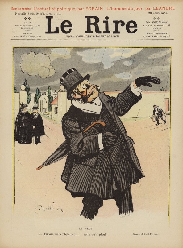 Ilustração para o riso de Jules Abel Faivre