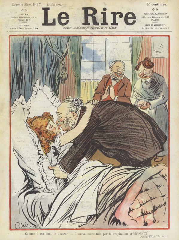 Ilustração para o riso de Jules Abel Faivre