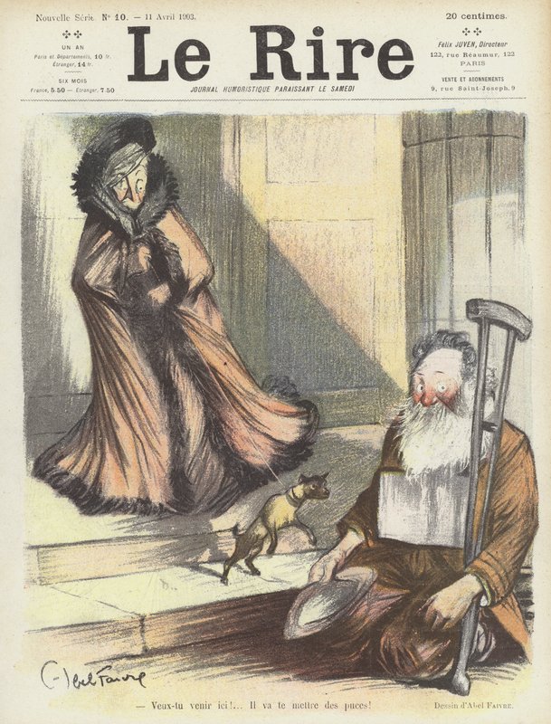 Ilustração para o riso de Jules Abel Faivre