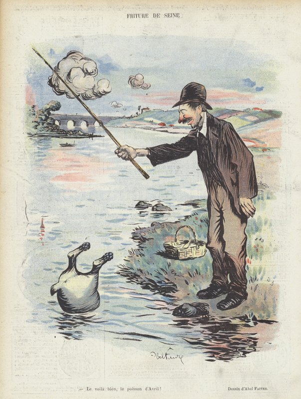 Ilustração para o riso de Jules Abel Faivre
