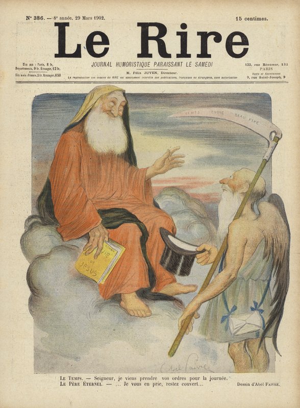 Ilustração para o riso de Jules Abel Faivre