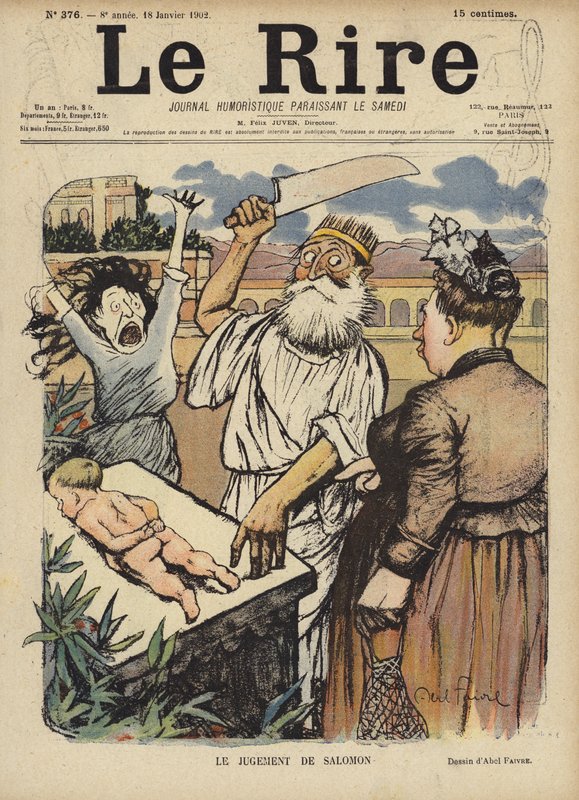 Ilustração para o riso de Jules Abel Faivre