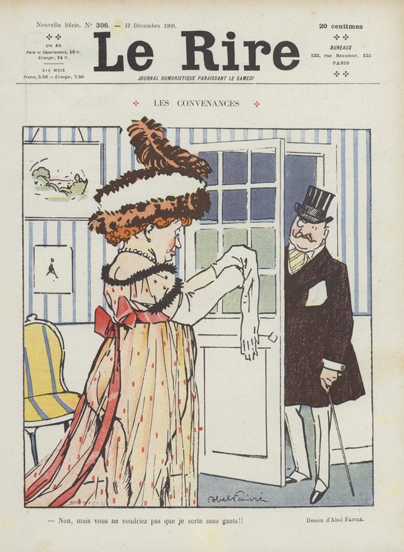 Ilustração para o riso de Jules Abel Faivre