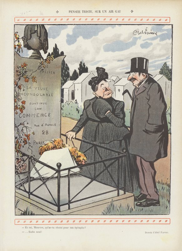 Ilustração para o riso de Jules Abel Faivre