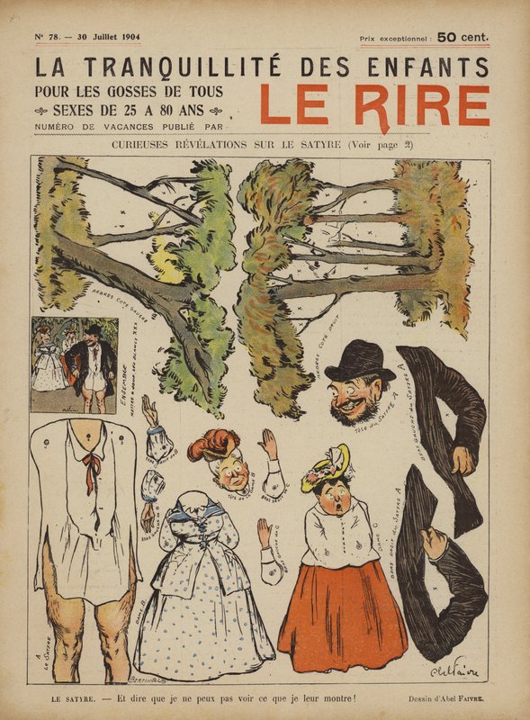 Ilustração para o riso de Jules Abel Faivre