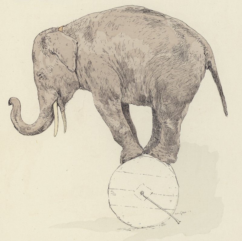 Balanceamento de elefante de Jules Arsene Garnier