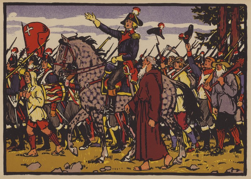 Alois von Reding e a resistência de Schwyz contra a República Helvética imposta pela França Revolucionária de Jules Courvoisier