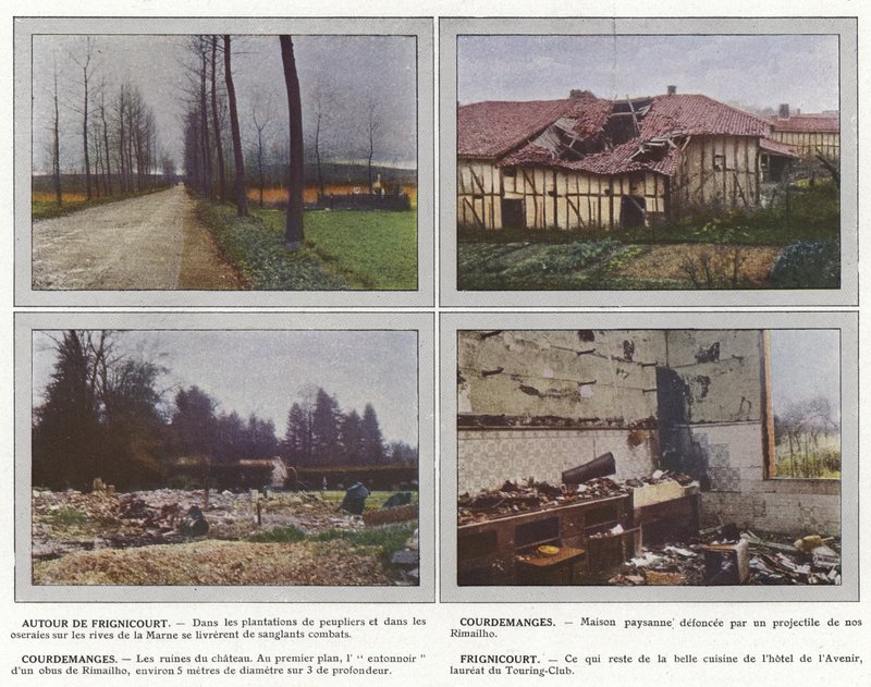 Autour de Frignicourt, Courdemanges, Courdemanges, Frignicourt de Jules Gervais Courtellemont