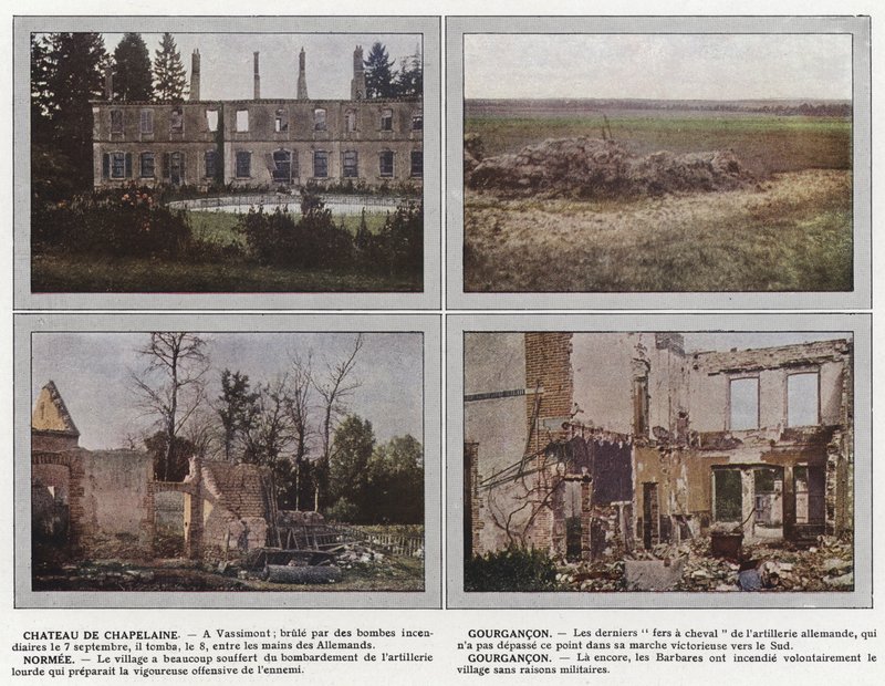 Castelo de Chapelaine, Gourgancon, Normee, Gourgancon de Jules Gervais Courtellemont