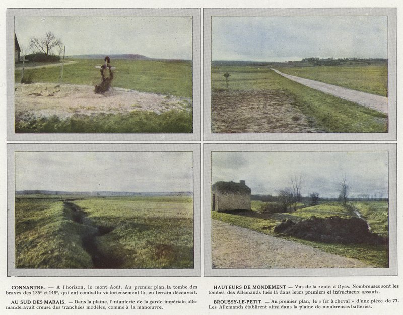 Connantre, alturas de Mondement, sul dos pântanos, Broussy-le-Petit de Jules Gervais Courtellemont