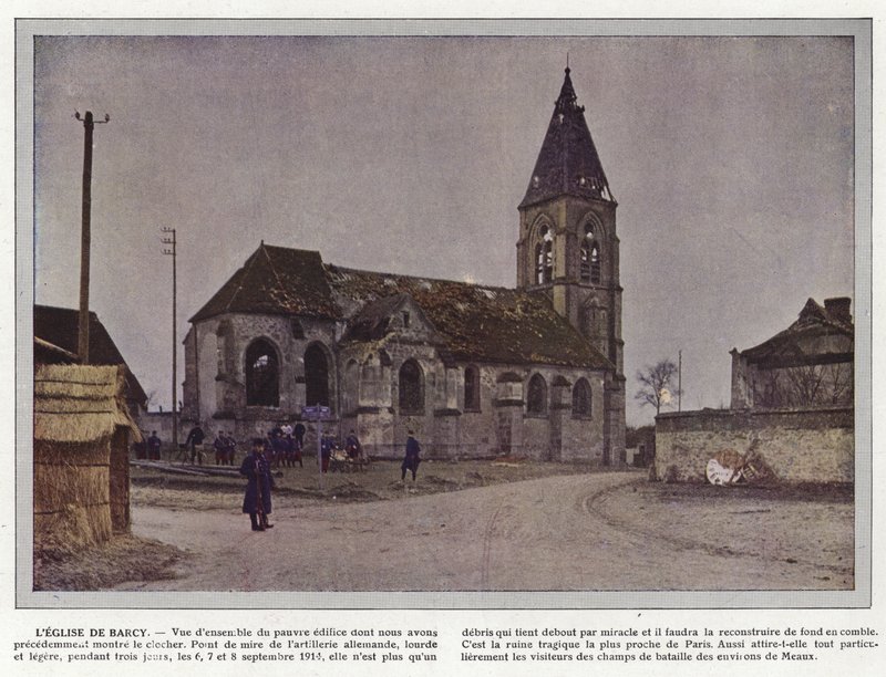 A, igreja, de, barcy de Jules Gervais Courtellemont