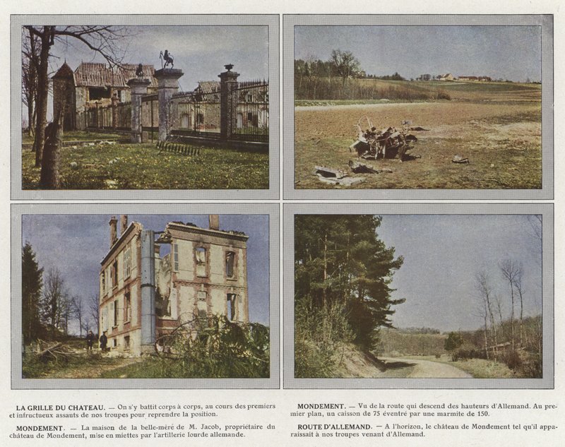 A Grille du Chateau, Mondement, Mondement, Estrada Alemã de Jules Gervais Courtellemont