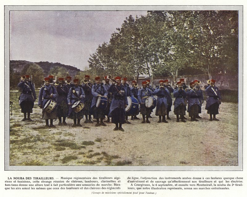 Os escaramuçadores Nouba de Jules Gervais Courtellemont