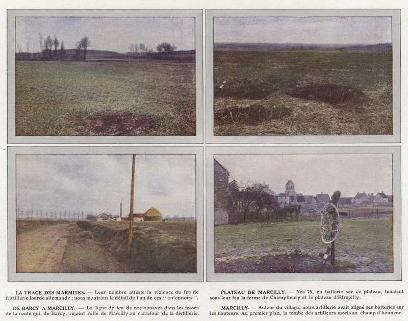 O Traço de Marmitas, Marcilly Plateau, De Barcy a Marcilly, Marcilly de Jules Gervais Courtellemont