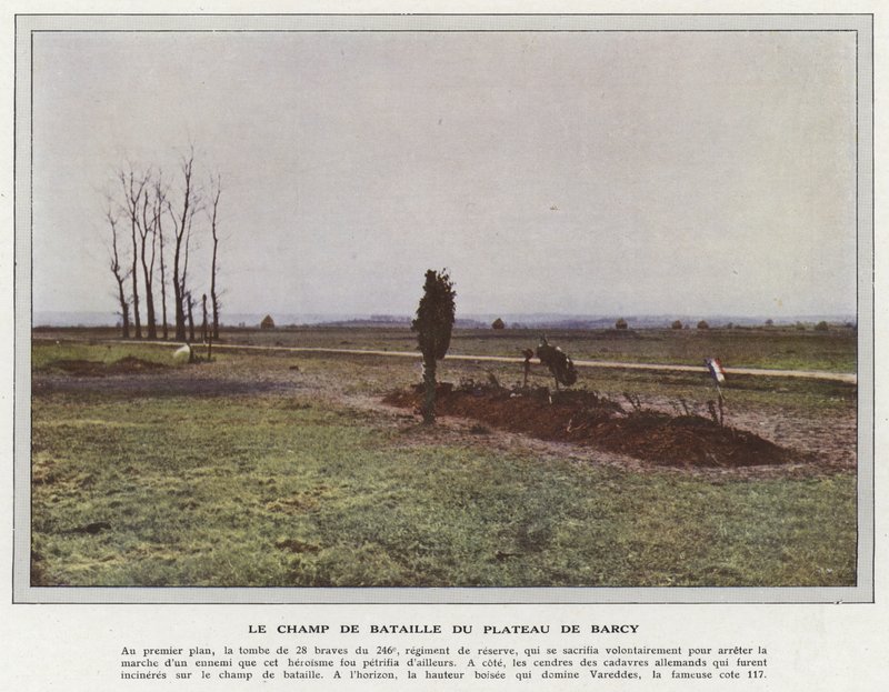 O campo de batalha do platô Barcy de Jules Gervais Courtellemont
