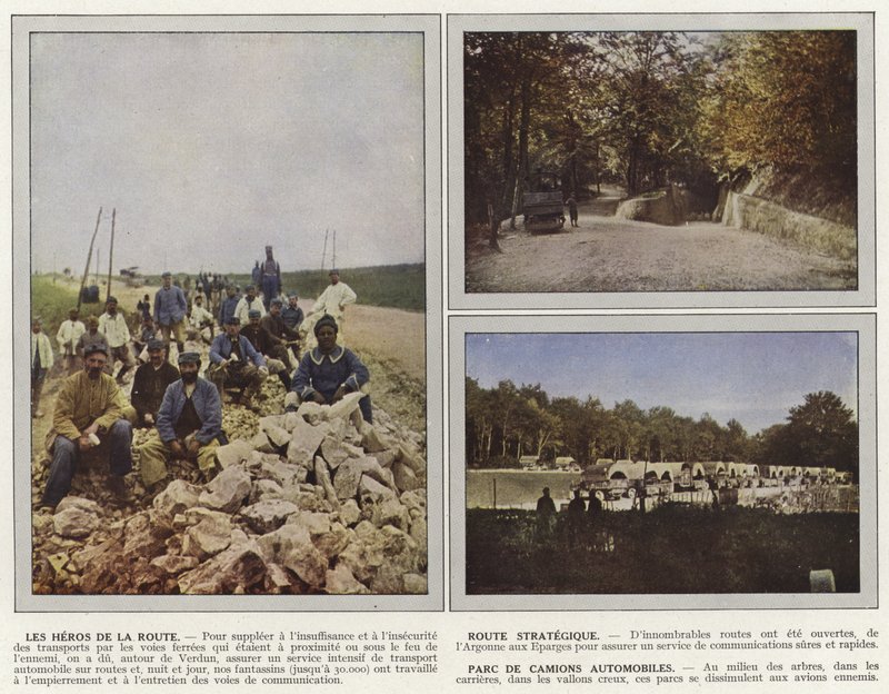 Os Heróis da Estrada, Estrada Estratégica, Parque dos Automóveis de Jules Gervais Courtellemont