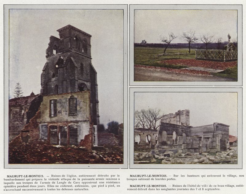 Maurupt-le-Montois, Maurupt-Montois e Maurupt-le-Montois de Jules Gervais Courtellemont