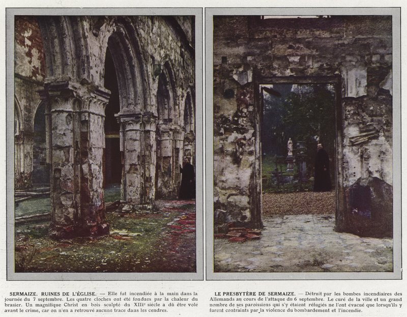 Sermaize, Ruínas da Igreja, O Presbitério de Sermaize de Jules Gervais Courtellemont