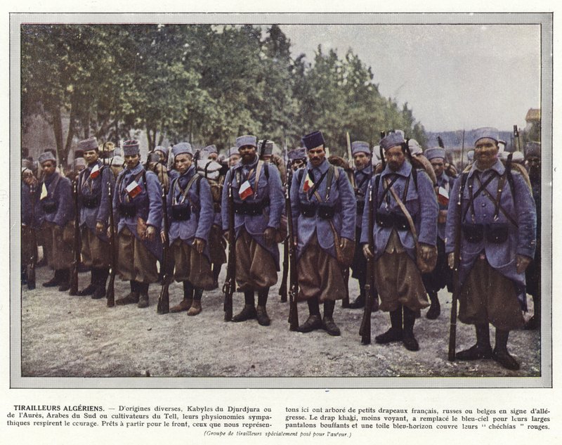 Tirailleurs argelinos de Jules Gervais Courtellemont
