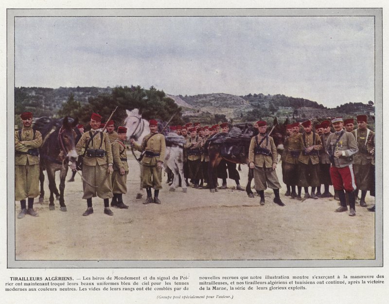 Tirailleurs argelinos de Jules Gervais Courtellemont