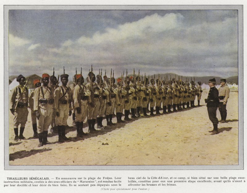 Fuzileiros senegaleses de Jules Gervais Courtellemont