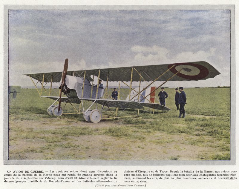 Um avião de guerra de Jules Gervais Courtellemont