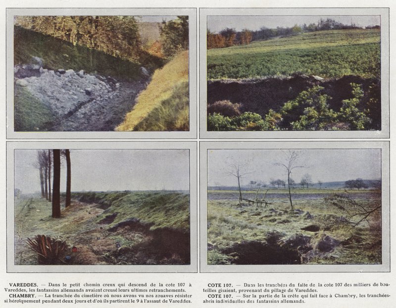Vareddes, Cote 107, Chambry, Cote 107 de Jules Gervais Courtellemont