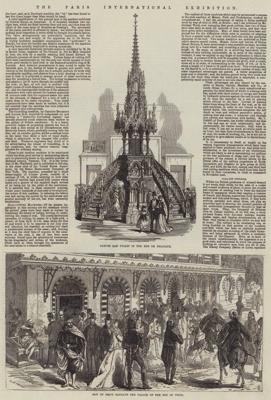 A exposição internacional de Paris de Jules Pelcoq