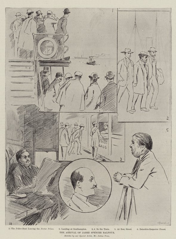 A chegada de Jabez Spencer Balfour de Julius Mandes Price