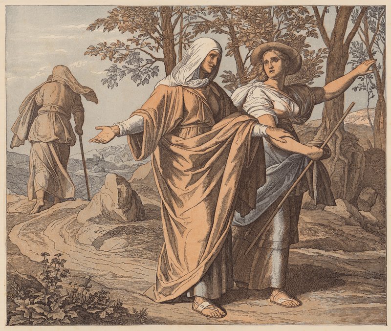 Rute e Noemi, Rute, I de Julius (after) Schnorr von Carolsfeld