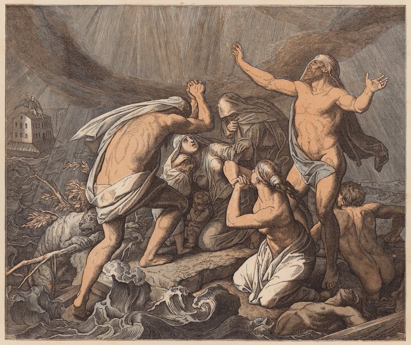 O Dilúvio, Génesis, VII de Julius (after) Schnorr von Carolsfeld
