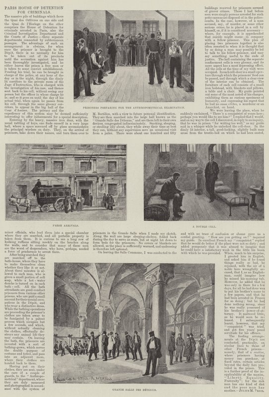 Casa de Detenção de Paris para Criminosos de Julius Mandes Price