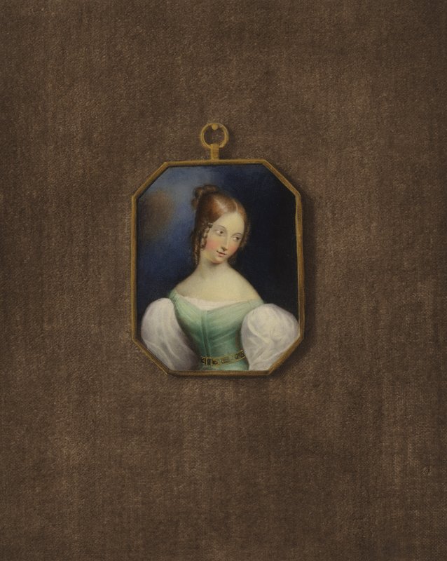 Retrato, de, um, menina jovem de Julius Schnorr von Carolsfeld