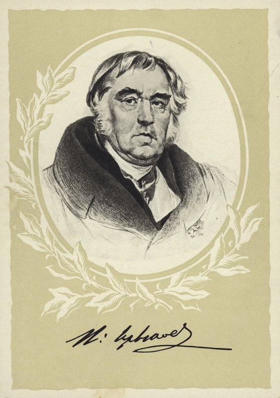 Ivan Krylov, fabulista russo de Karl Pavlovich Bryullov