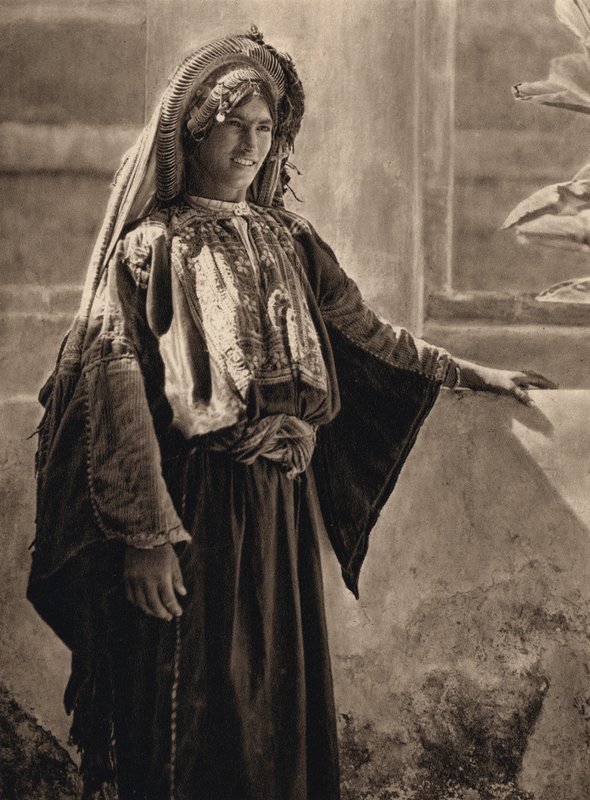 Rapariga de Ramallah (foto a p/b) de Karl Grober