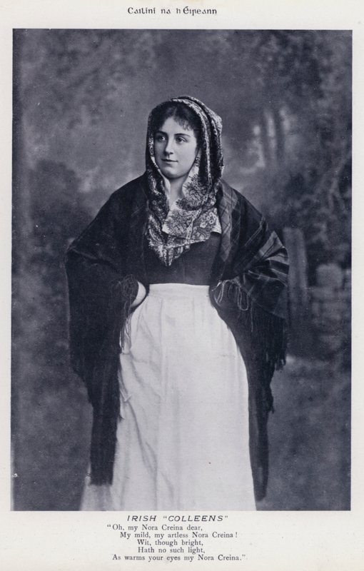 Colleens" irlandês (foto a p/b) de Karl Karlovich Piratsky