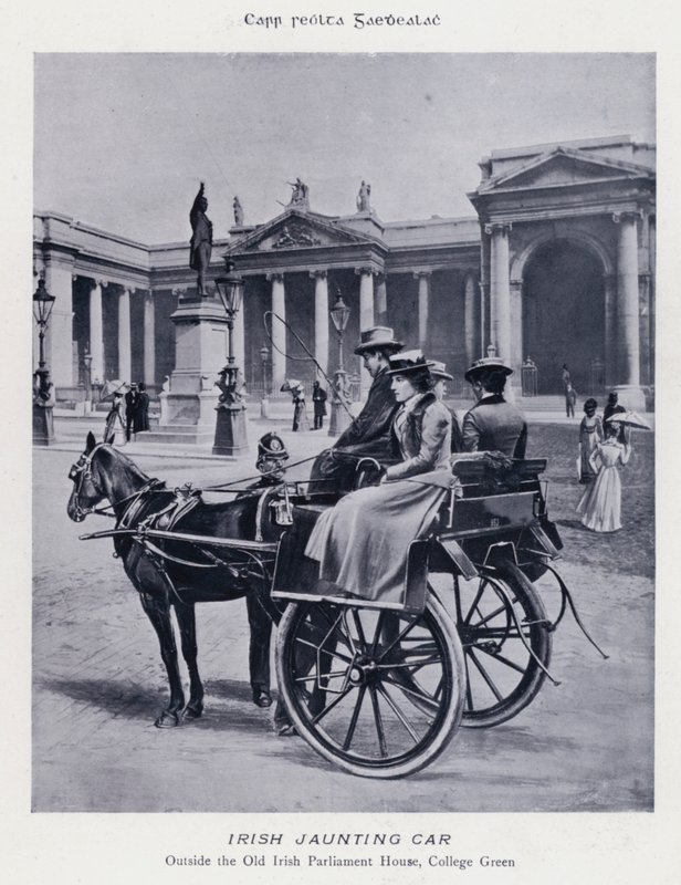 Irish Jaunting Car (foto a p/b) de Karl Karlovich Piratsky