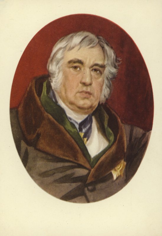Ivan Krylov, fabulista russo de Karl Pavlovich Bryullov