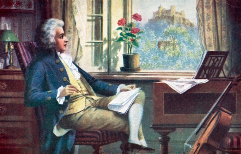 Wolfgang Amadeus Mozart, de Karl or Carl the Younger Schweninger