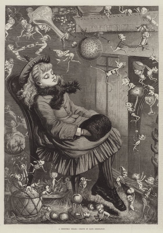 Um sonho de natal de Kate Greenaway