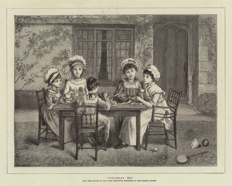 Chá do aniversário de Kate Greenaway