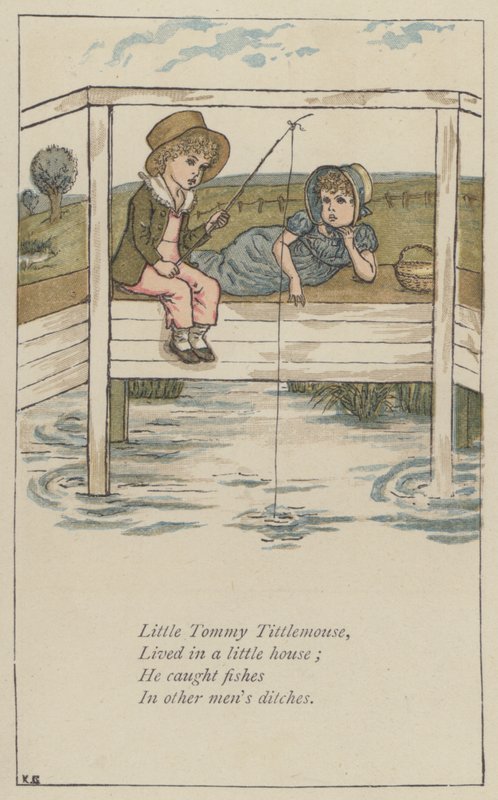 Pequeno Tommy Tittlemouse (cor litho) de Kate (after) Greenaway